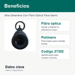 Mira Delantera Con Fibra Óptica Para Gamo - vista 4
