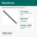 Resorte Acerado De 33 Vueltas Gamo - vista 4