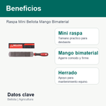 Raspa Mini Bellota Mango Bimaterial - vista 2