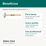 Martillo Para Herrar Bellota 8027-s - vista 5