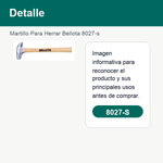 Martillo Para Herrar Bellota 8027-s - vista 7