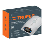 Báscula digital para cocina, plato de vidrio, 5 kg, Truper - vista 3