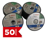 Discos Abrasivos Bosch Corte P/ Metales 4 1/2 Pulg. Acero-acero - vista 2