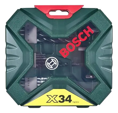 Set Brocas Ideal En Metal X-line 34 Pzs Bosch