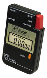 Cronómetro Digital Sper Scientific Pantalla Lcd Grande Negro - vista 2