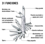Victorinox Navaja Swiss Champ Silvertech 31 Usos Traslúcido - vista 5