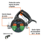 Cortador De Azulejos Eléctrico 4-1/2 Pulgadas Truper 13978 - vista 2