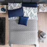 Edredón Novo Boston Matrimonial Ligero Vianney Azul Gris - vista 6