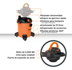 Aspiradora Truper Asp-5s 19l Naranja/negro - vista 3