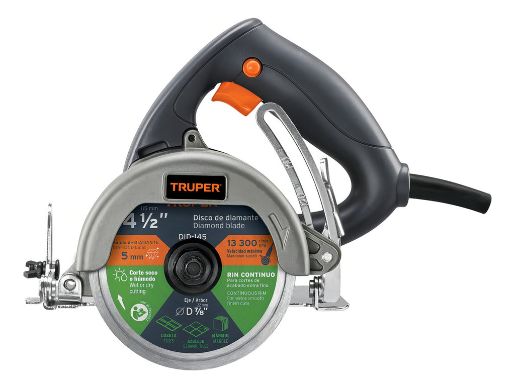 Cortador De Azulejos Eléctrico 4-1/2 Pulgadas Truper 13978