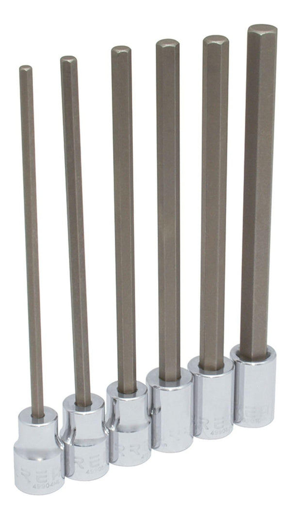 Juego De Dados Largos Hexagonales De 3/8' Urrea 4990sml