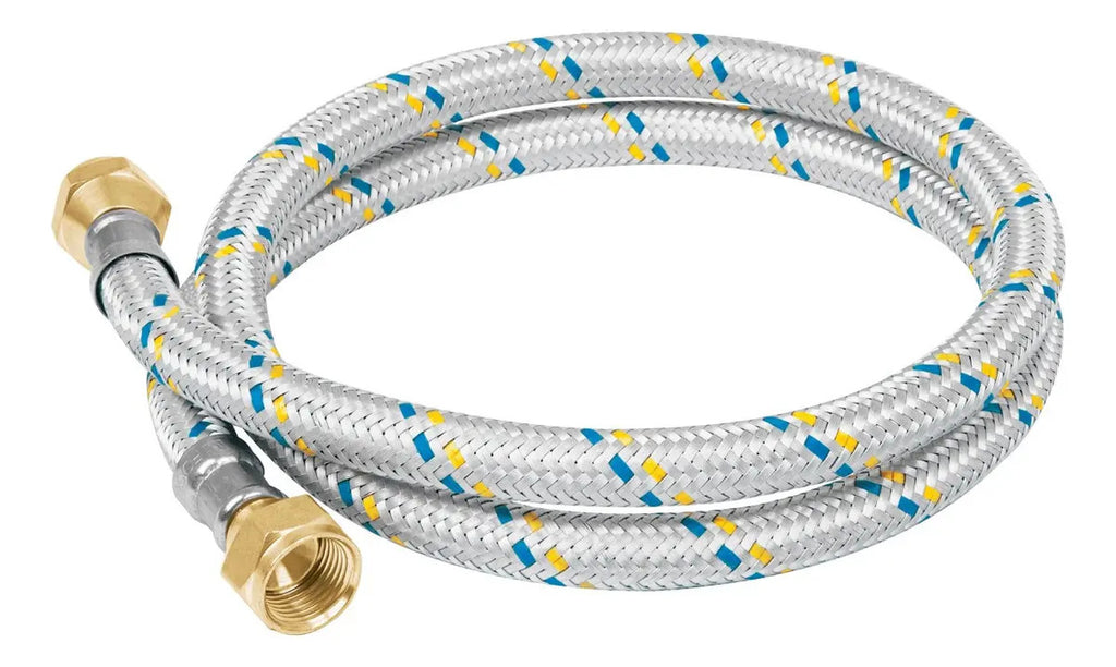 Manguera Para Gas, Aluminio, 3/8  Flare , 100 Cm, Foset