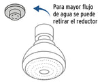 Regadera Redonda 3  Brazo Y Chapetón De Acero, Foset Basic - vista 3
