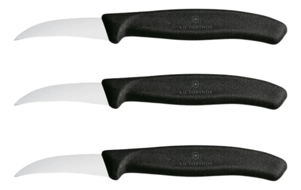 Cuchillo Victorinox Mondador Curvo 6cm Pack 3 Negro 6.7503
