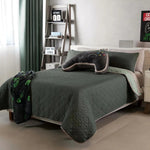 Edredon Ligero Olivo-verde Vianney King Size - vista 2