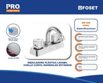 Mezcladora Abs Lavabo 4 Cuello Curvo Cromado Foset 49282 - vista 4