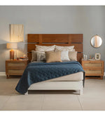 Edredón Queensize Cobalto Ligero 2 Vista Azul / Gris Vianney - vista 8