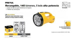Linterna Recargable Reflectora De Led 200 Pretul 24091 - vista 2
