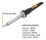 Cautin Tipo Lapiz De 30 W Con Accesorios Pretul 22805 - vista 4