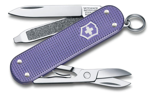 Victorinox 0.6221.223g Navaja Classic Alox Colors Electric Lavender