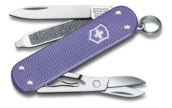 Victorinox 0.6221.223g Navaja Classic Alox Colors Electric Lavender