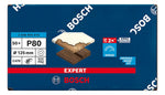 50 Hojas Lija Bosch C470 125mm G80 - vista 2