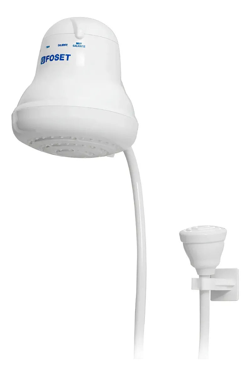 Regadera eléctrica, 4 temperaturas, 14.5cm, blanca, FOSET