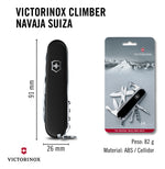 Navaja Multiherramienta Victorinox Climber Negra Con 14 Funciones Negro - vista 3