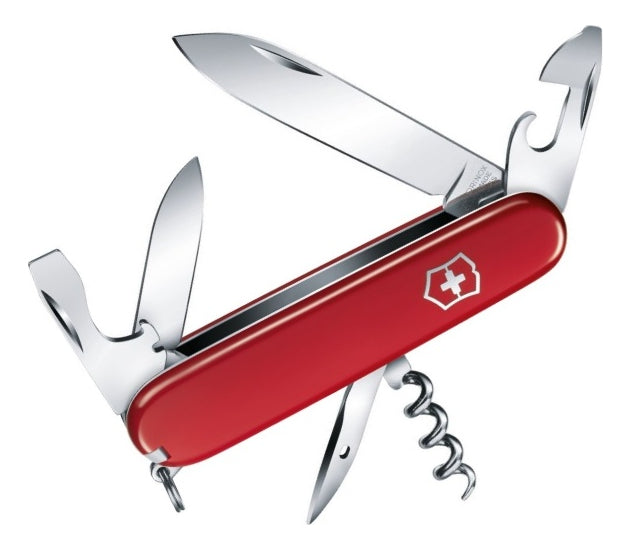 Victorinox Navaja Multiherramienta Modelo Spartan Color Roja Con 12 Usos O Funciones