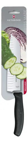 Victorinox Cuchillo Filetero Santoku Troquelado Color Negro