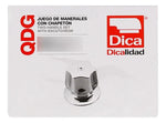 Juego De 2 Manerales Grandes Con Chapetón Para Regadera Dica - vista 7