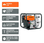 Truper Motb-2 Motobomba Autocebante 2'' Gasolina - vista 2