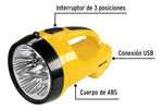Linterna Recargable Reflectora De Led 200 Pretul 24091 - vista 5