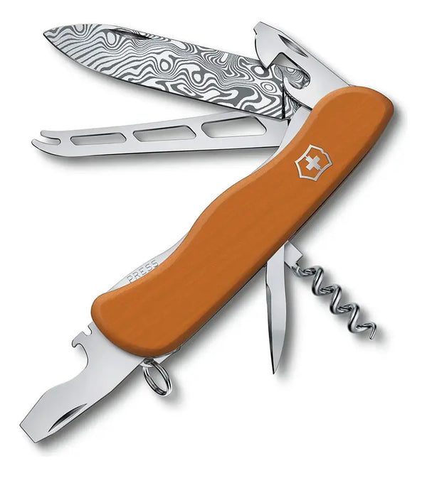 Navaja Picknicker Wood Ed Limitada 2022 Con Acero Damascado