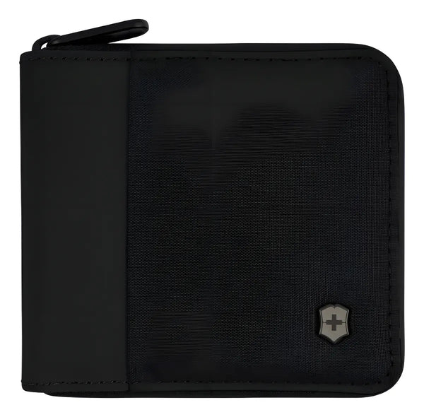 Billetera Zip-around Con Protección Rfid Negro Victorinox