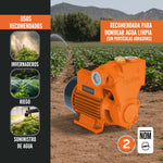Bomba De Agua Periférica 1/2 Hp 30 M 40 L/min 127 V Truper - vista 6