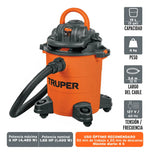 Aspiradora Truper Asp-5s 19l Naranja/negro - vista 2