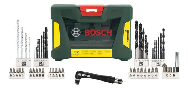 Kit Set Brocas Puntas 52 Pzas Madera Metal Concreto Bosch