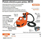 Pistola Eléctrica Para Pintar 445w Pipi-44e 15383 - vista 3
