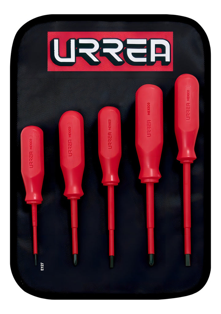 Juego De Destornilladores Rojos 1000 V Combinados Urrea