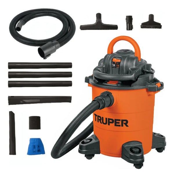 Aspiradora Truper Asp-5s 19l Naranja/negro