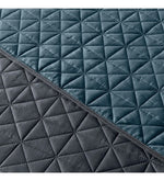 Edredón Queensize Cobalto Ligero 2 Vista Azul / Gris Vianney - vista 9