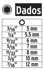 Juego De Dados P/ Taladro 14 Piezas Pretul 12844 - vista 4