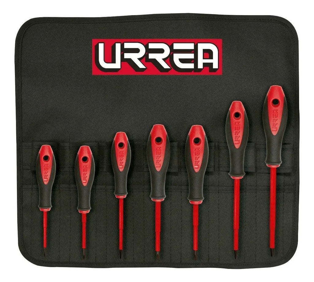 Juego De 7 Destornilladores Bimaterial 1000 Volts Urrea