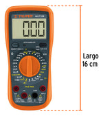 Multímetro Digital Profesional C/rms Verdadero Truper 10402 - vista 5