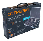 Juego De 15 Brocas Y Cinceles Sds En Estuche Truper Jsds-15 - vista 4