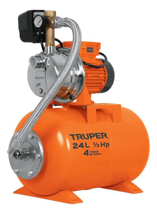 Equipo Hidroneumático 24 L 1/2 Hp Truper Hidr-1/2x24 10077