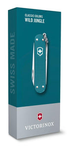 Victorinox Navaja Classic Alox Colors, Wild Jungle, 5 Usos Color Wild Jungle - vista 4