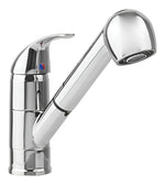 Monomando Para Fregadero Nariz Retráctil Cromo Dica 4081 - vista 1
