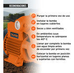 Bomba De Agua Periférica 1/2 Hp 30 M 40 L/min 127 V Truper - vista 7